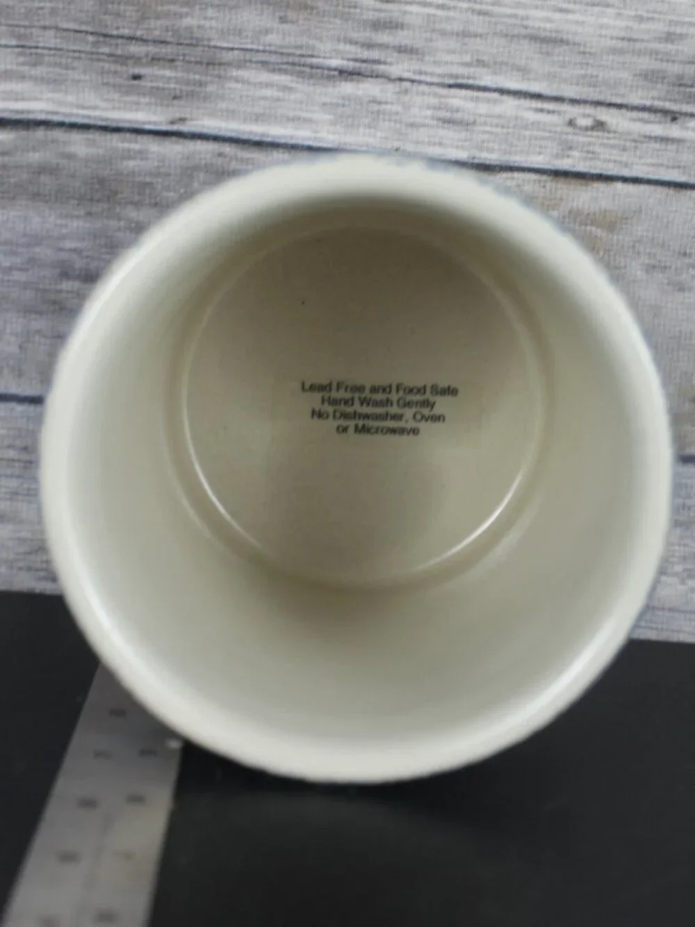 Vintage R.R.P. Co. Roseville Ohio Snowman Stenciled Stoneware Crock Jar 1994